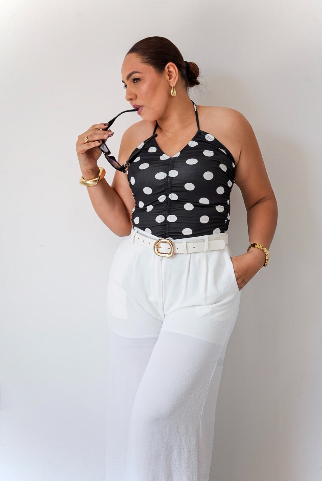 Blusa Polka Chic