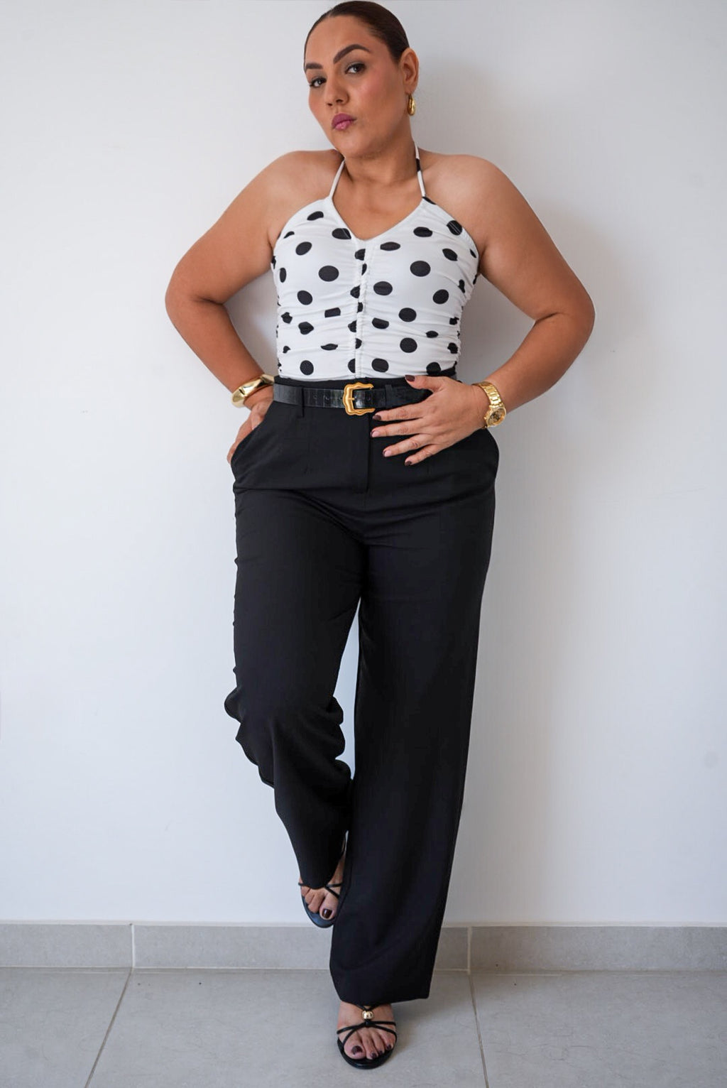Blusa Polka Chic